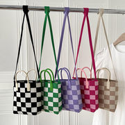 【バッグ】レディース・毛糸編みのバッグ・ショルダーバッグ・手編みバッグ・6色