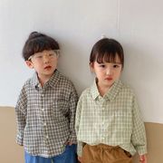 【秋新作】韓国風子供服 ベビー服  男女兼用　カジュアル  長袖　トップス　シャツ