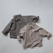 【2022春新作】韓国風子供服 ベビー服 　男女兼用　カジュアル　　長袖　トップス　Tシャツ