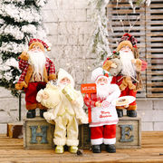 クリスマスデコレーション、サンタクロース人形、クリスマスバックパック老人オーナメント