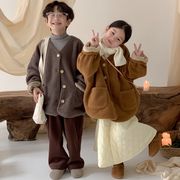 ★Girls＆Boys★　子供ジャケット　90~150cm　秋冬キッズカーディガン　韓国キッズファッション