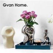 INS 創意 人気 ディスプレイ インテリア 花瓶 セラミックスの花瓶  置物を飾る  雑貨  撮影装具