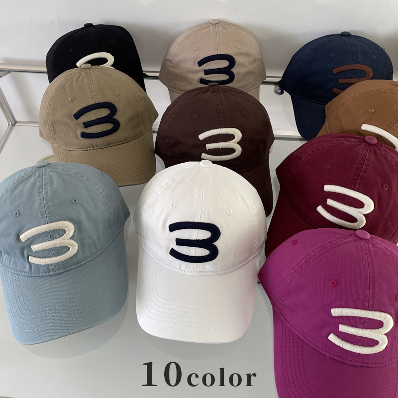帽子　キャップ　野球帽　刺繍　レディース　韓国ファッション　10colors