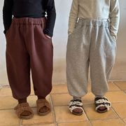 2023新作 男女兼用 韓国風子供服  ベビー服 キッズ  ロングパンツ  パンツ 裹起毛80-150cm