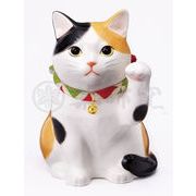 【ご紹介します！やきものの街、瀬戸市発祥のブランド！薬師窯！】うちの招き猫(みけ)