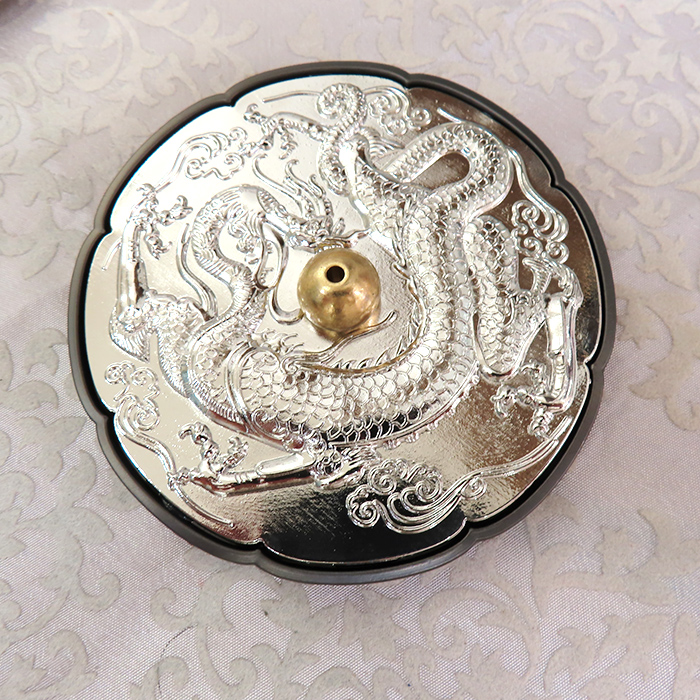 【 香炉 】龍　お香受け皿　さざれ皿 お香立て 【 お香別売り 】 お香   瞑想 幻想 厄除け