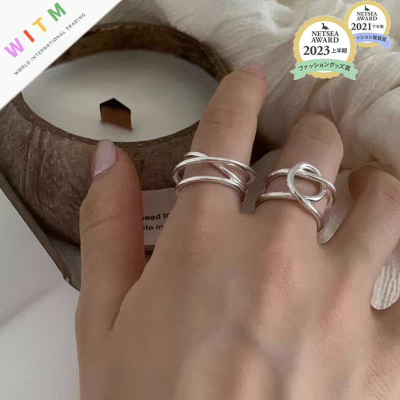 【銅製高品質素材】 指輪 リング 高級感  韓国風 アクセサリー 素敵なデザイン 開口指輪