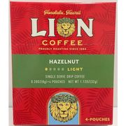 LION COFFEE ドリップパック ヘーゼルナッツ8g  (8gx4/箱 36個入りケース)