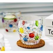マグカップ 芸術感 ガラス カップ 水カップ オフィス 手土産 プレゼント カップ かわいい コーヒーカップ