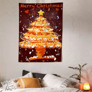 INS   クリスマス  置物を飾る  クリスマスツリー  インテリア  布を掛けます    背景の布  撮影道具