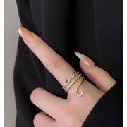 2色 かわいい ジルコン 猫耳のリング ファッション 猫のリング 猫のアクセサリー 女性の指輪 ネコの雑貨