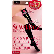 スリムウォーク 美脚ハイソックス ブラック M-L