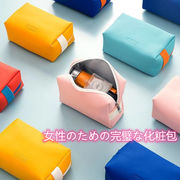 人気韓国新作 化粧ポーチ大容量旅行バッグミニ洗面用具ポーチPU便携 メイクアップバッグ ミニ財布