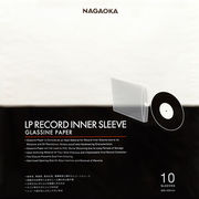 【5個セット】 NAGAOKA グラシン紙 LPレコードインナースリーブ GRS-LP10