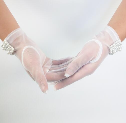 結婚式手袋 花嫁手袋 ブライダルグローブ ブライダルドレス 手袋 ドレス手袋  短い手袋