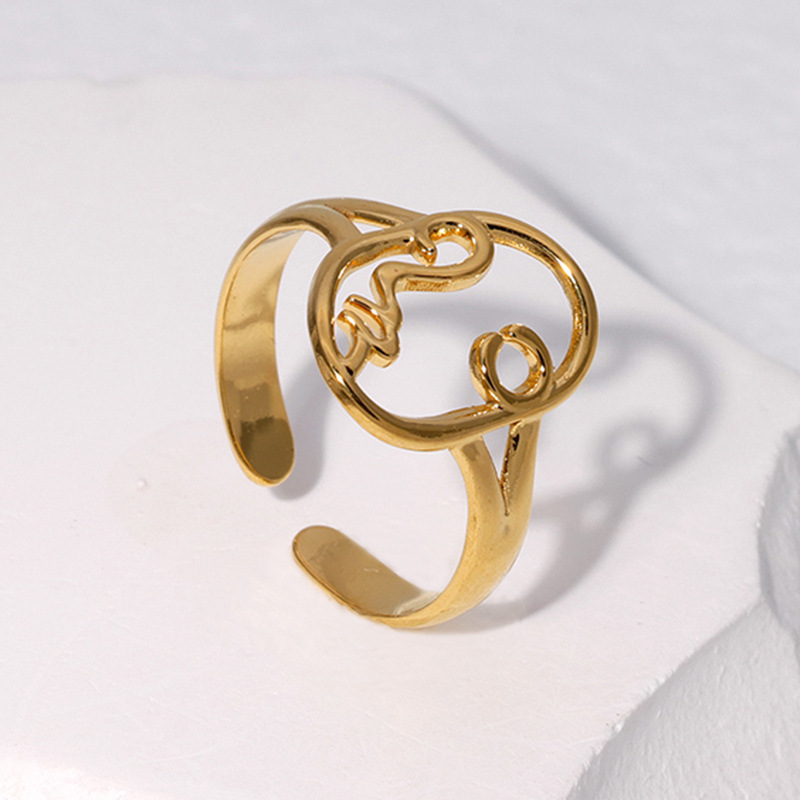 2023 ステンレスリング ワイヤー 指輪  太幅 幅広 ジルコニア アクセサリーファッション指輪