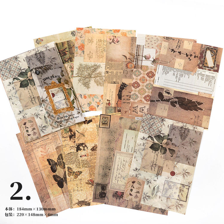 【D-110】lien様♡デザインペーパー vintage collage　21 D-110】lien様♡デザインペーパー vintage collage21