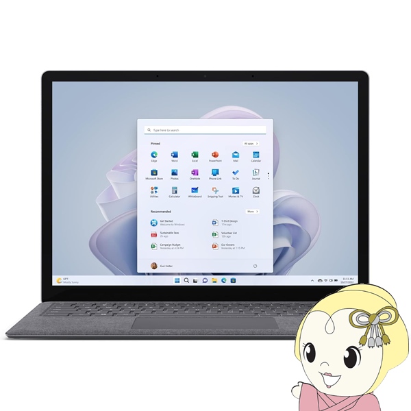 ノートパソコン Microsoft Surface Laptop 5 （サーフェス ラップトップ 5）QZI-00020   [プラチナ]  1