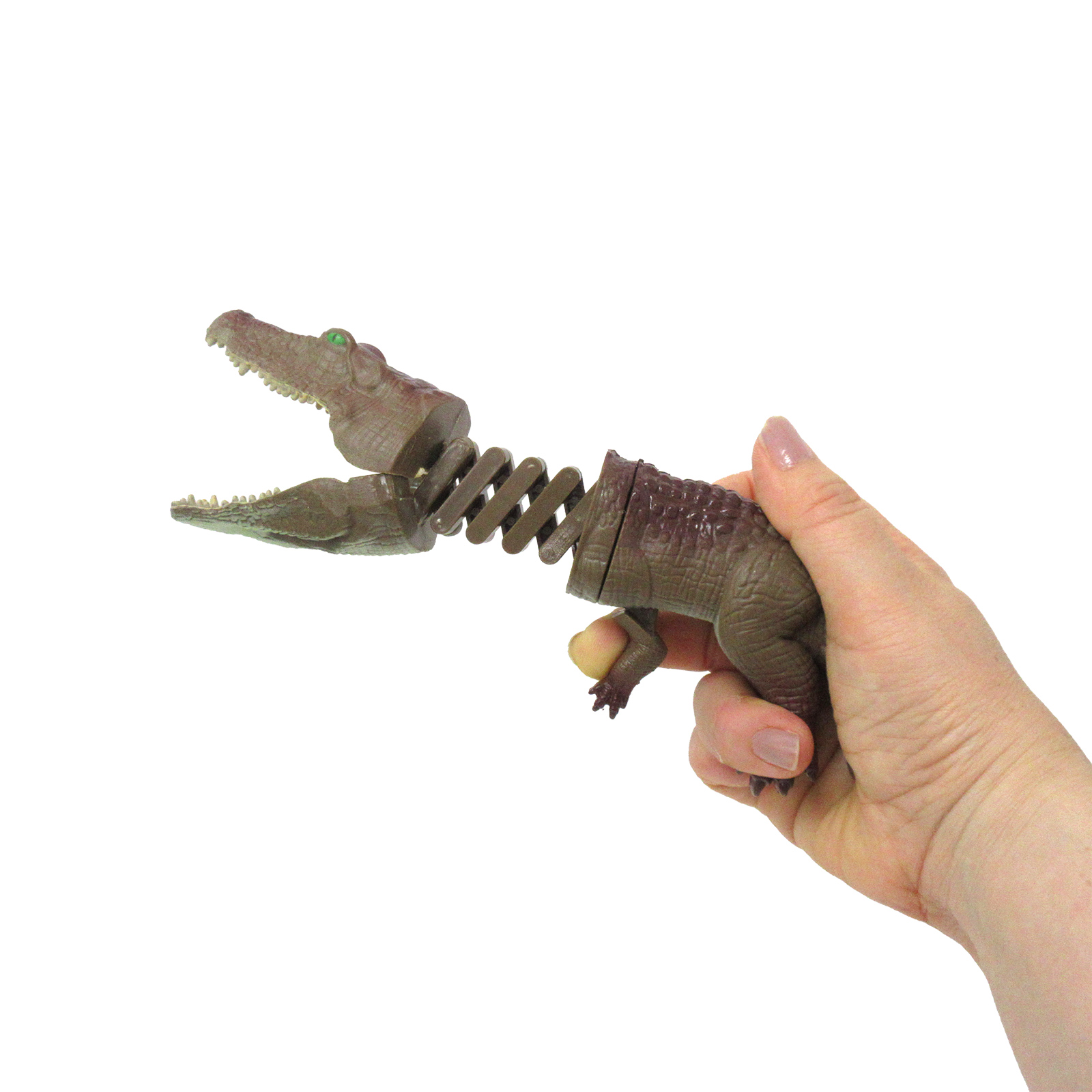 おもしろバラエティ雑貨＞ガブガブキャッチャー ワニ 2色アソート No 