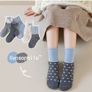 ブルー ins 新作 韓国風子供服   ベビー服 靴下   子供靴下  赤ちゃん    ソックス  ベビー靴下  5足入り