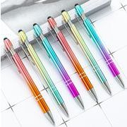 タッチペン付きボールペン    DIY文房具  ボールペン  デコパーツ     筆記用具  3色