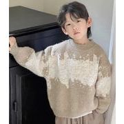 超人気 新作 韓国風子供服  ベビー服  トップス  ニット  セーター  長袖  男女兼用