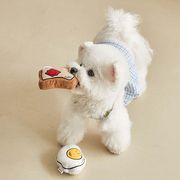 【2023秋冬新作】 ペット用品 知育玩具 犬用噛むおもちゃ ペット雑貨 トーストORアボカドORたまご