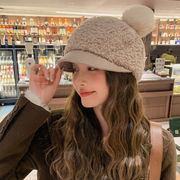 新作・レディース帽子・防寒・帽子・キャップ・ファッション・4色・大人気♪