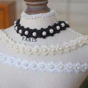 シフォンレース　ギャザー　フリル　生地　飾りハンドメイド　裁縫素材　リボン手芸材料  DIY素材幅1.5cm