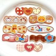 アクリルデコパーツ DIY素材 貼り付けパーツ デコ素材 バッグ手芸材料衣類と靴帽子アクセサリーパーツ