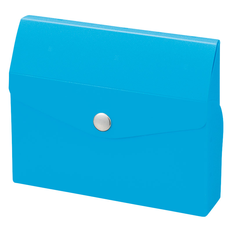 LIHIT LAB. CUBE FIZZ カードケース（カード20枚） ブルー A6003-8