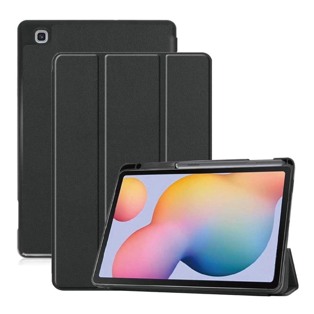 サムスン Galaxy Tab S6 Lite 10.4対応 フラップケース　ブラック