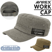 avirex キャップ メンズ レディース ワークキャップ ブランド アビレックス 帽子 シンプル