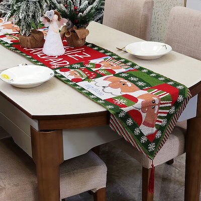クリスマス用トリコットテーブル新モデルは家庭インテリアに