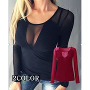 Tシャツ 長袖 ラウンドネック