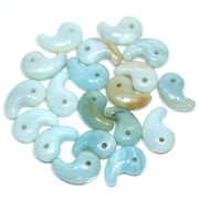 【置き石】勾玉 M アマゾナイト(アメリカ)