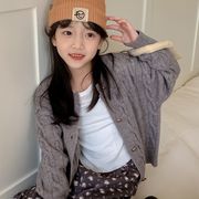 ★Girls★　子供服　110~160cm 　ニットカーディガン　ガールズ　韓国キッズファッション