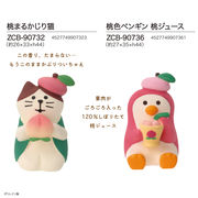 concombre 桃まるかじり猫/桃色ペンギン