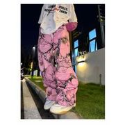 メンズ　リアルツリーカモ　パンツ　男女兼用　ストリート系　韓国