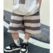 2024 ins  韓国風子供服  ボトムス  ボーダー柄   ショートパンツ  おしゃれ  2色