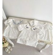 2024 ins  韓国風子供服 赤ちゃん    ベビー服 半袖   シャツ  トップス  可愛い  3色