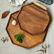 北欧風 木製  食器 パレット アフタヌーンティー パッド シンプル ベーシック お皿 小物 トレー