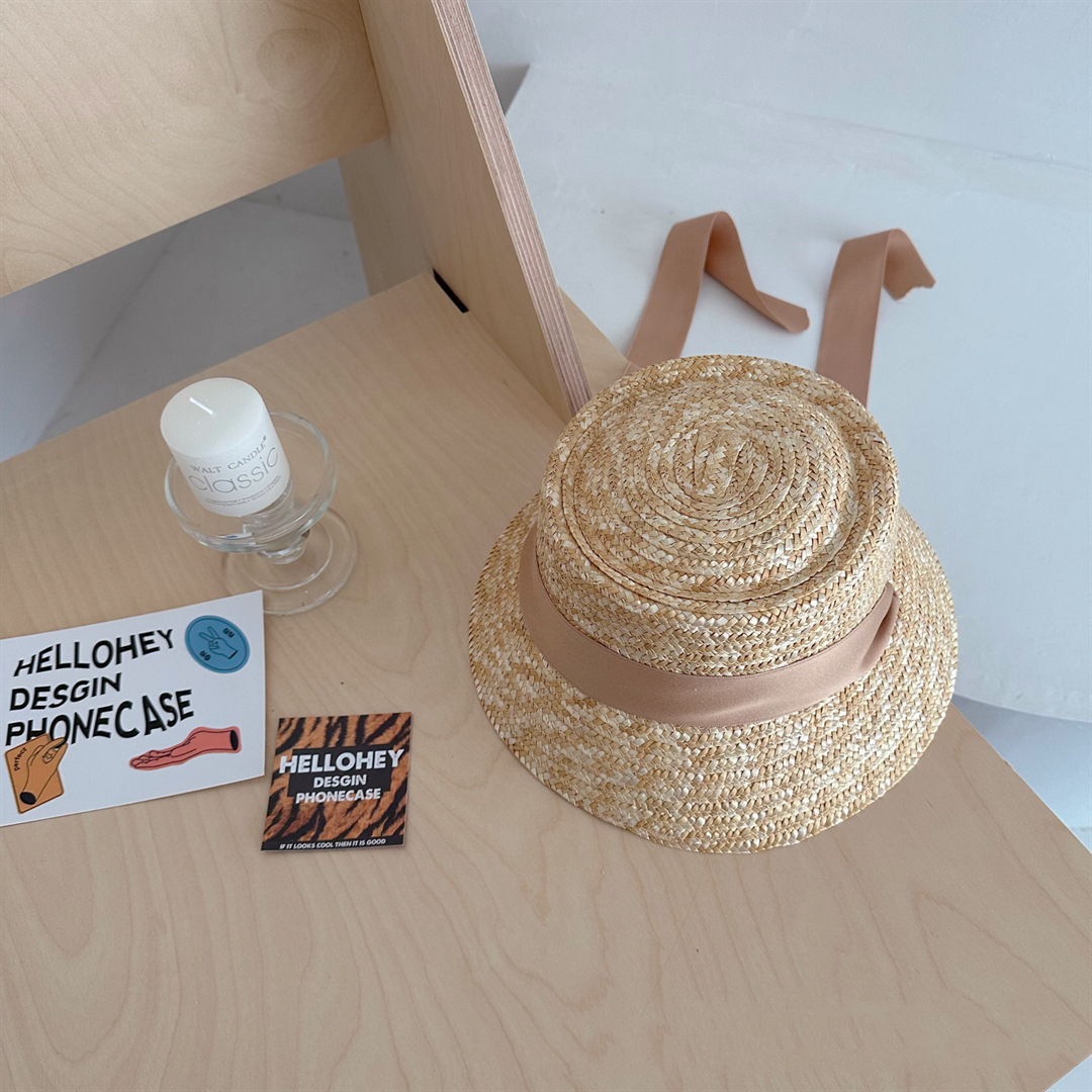 ※専用です　【新品未使用タグ付き】　カノンリボンキャペリン　麦わら帽子 Maison de FLEUR canone カノン リボン キャペリン 帽子