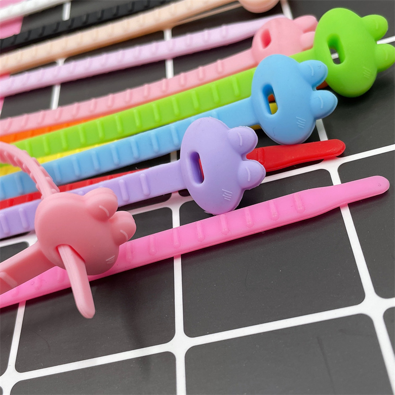 カエル シリコン結束バンド ケーブルバンド 多機能 収納 ケーブル