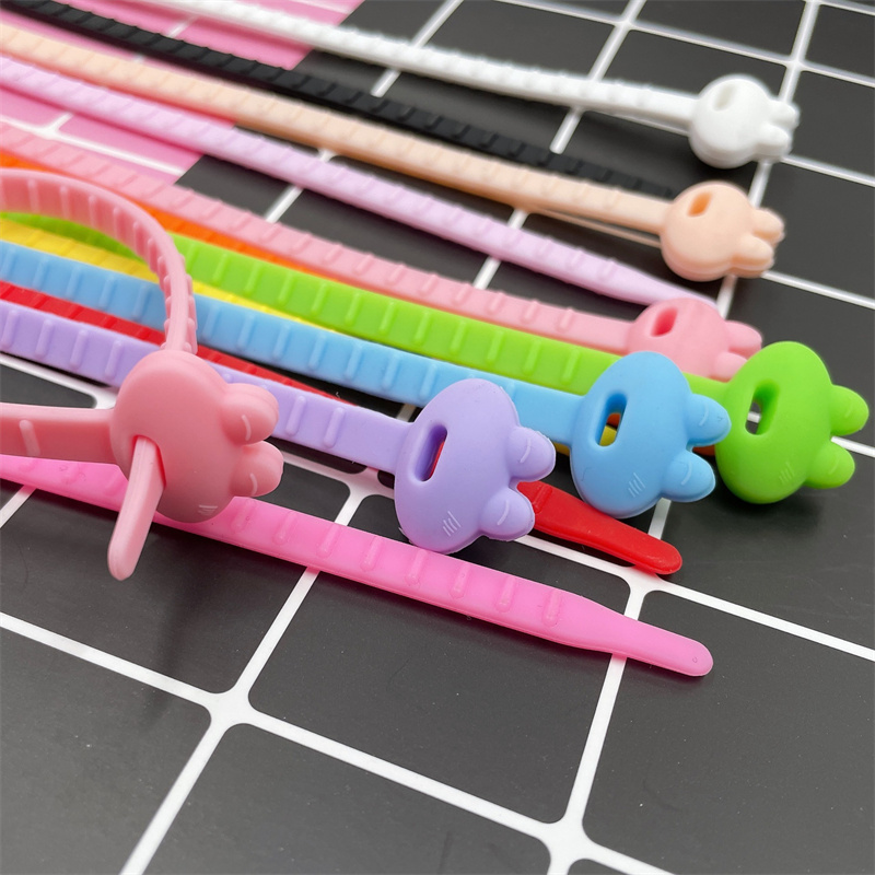 カエル シリコン結束バンド ケーブルバンド 多機能 収納 ケーブル