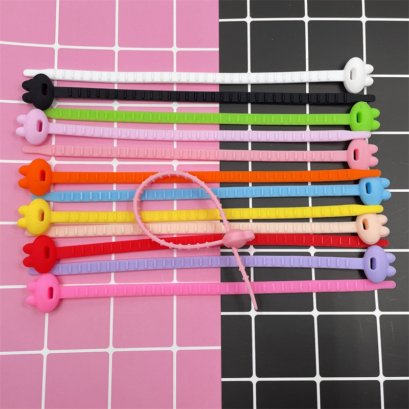 カエル シリコン結束バンド ケーブルバンド 多機能 収納 ケーブル