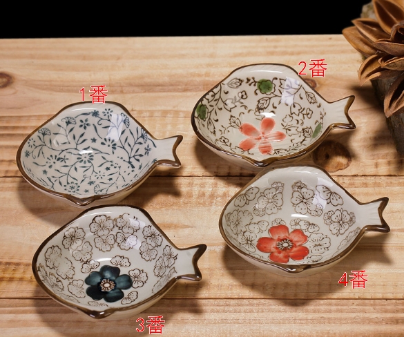 トップ 雑貨 和風 お皿 インテリア 撮影道具 和食器 魚型小皿 小皿 醤油 工芸品