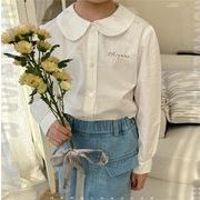 2024新作韓国子供服   キッズ服  女の子長袖シャツ 90-150cm