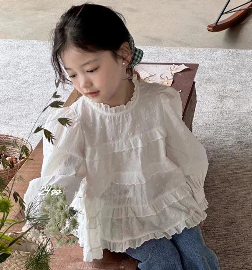 キッズ服     韓国風子供服    上着    女の子シャツ