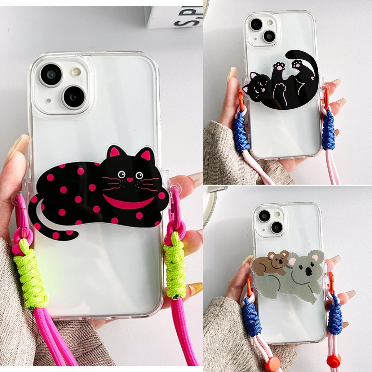 未使用品 純銀 招き猫◇携帯電話/スマホ ストラップ シルバー お守り  